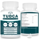2200MG TUDCA Suplimente - Complex de suplimente pentru Sare Bile pentru Detoxifiere si Curatare Ficat, Gallbladder Cleanse, Digestive Health 60 Capsule