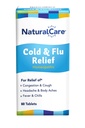 NaturalCare Rece & Flu Relief, Homeopatic Tablete, 60ct 
