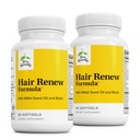 Terry natural parul renou Formula - parul de sustinere de sustinere cu coada de cal Biotina si acid folic - Milet Seed Oil for Keratin Production Support - 60 Softgels, 2 Pack