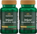 Swanson Injuv - Suportă reţinerea umidității pielii naturale - (90 Softgels, 140mg fiecare) 2 Pachet