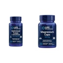 Extensie de viaţă Brain & Heart Health Folate and Magneziu Supplement Bundle, 100 comprimate şi 100 capsule