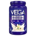Vega proteine fabricate praf de proteine simple, vanilie - Stevia gratuit, Vegan, pe bază de plante, sănătos, gluten gratuit, Pea Proteina pentru femei și bărbați, 2.2 lbs (Packing May Vary)