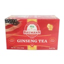 Baumann Premium American Ginseng Tea Bags (20 pungi de ceai) - Autentic Panax Wisconsin Grown Panax Ginseng Ceai de plante - Ceai verde sănătos cu ginsenozide antioxidante pentru focus îmbunătățit și energie