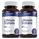 Litiu Orotate Supliment 10mg, 60 capsule vegetariene. Susţine memoria şi wellness emoţional. Suplimente gratuite Stearate de magneziu. (2)