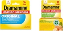 Dramamina Original, Motion Sickness Relief, 36 Count & Non-Drowsy, Motion Sickness Relief, Made with Natural Ginger, 18 Count