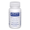 Pure Encapsulations Metilcobalamină 1000 mcg - Vitamina B12 Supliment pentru a sprijini memoria şi sănătatea nervoasă - Premium Vitamina B12 Capsule - 60 Capsule
