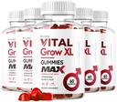 (5 Pachet) Vital Gummie XL Masculin - Men's Performance Gummies 1050MG Vital GrowXL Blend, Vital Glummy Formula avansată de creștere, 300 Gummies pentru 5 luni