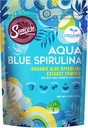 Suncore Foods Organic Aqua Blue Spirulina Powder, 2 oz (1 sac), Gluten-Free, non-GMO, Plant-Based, Perfect pentru alimente de colorat, coace, băuturi, Smoothies, și mai mult