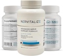 Formula avansată de suport pentru nervi cu 600 mg acid lipoic alfa pur și supliment de suport pentru neuropatie Palmitoiletanolamidă (Pea) - Fortificați nervii - Cel mai bun suport de ajutor periferic - 120 capsule