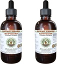 Extract lichid fără alcool Hawthorn, Hawthorn organic (Crataegus Laevigata) Frunză uscată, Floare organică și Glicerite Stem Hawaii Pharm Supliment natural Herbal 2x4 oz