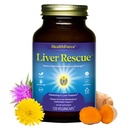 HealthForce Super Foods Liver Rescue - Natural Liver Cleanse - with Milk Thistle & Dandelion Root - Gluten-Free & Vegan - 120 Capsule