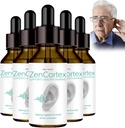 Tinitus Relief pentru Urechi inelare, Zencortex picături de urechi Cortex, Zencortex pentru tinitus, Ajuta la sanatatea urechii, Promoveaza Claritatea auditivă, Sticla timp de 30 zile (5 ambalaj)