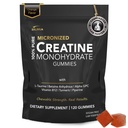 Creatine Monohidrat Gummes pentru bărbaţi şi femei - Sugar Free & Vegan Advanced Formula W/L-Taurină + Vitamina B12 - pentru forţa musculară, musculare Constructor, Recuperare, Boost de energie, Pre-Garning Supliment