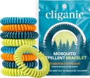 Cliganic 25 ambalaj țânțari replicante pentru adulți și copii - formații naturale DEET-free, înfăşurate individual
