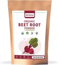 Pudră organică rădăcină de sfeclă, non-GMO, gluten gratuit, Superfood Vegan, Booster oxid de azot, Creșterea rezistență și îmbunătățirea performanței de exercițiu (16 oz.)