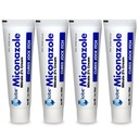 Globe (4 Pack) Miconazol Nitrat 2% Cream antifungic, Cure Cele mai multe sportivi picior, Jock mâncărime, Ringworman şi mai mult. 1 OZ Tub