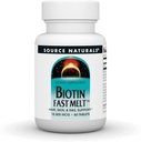 Sursa Naturals Biotin Fast Melt, Hair Skin and Nail Support*, 10.000 mg - 60 Fast Melt Tablets