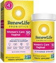 Renew Life Women's Probiotic Capsules, 50 Billion CFU Guaranteed, Supports pH Balance, Vaginal, Urinary, Digestive and Immune Health(2), L. Rhamnosus GG, Dairy, Soy and Gluten-Free, 30 Count