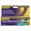BunSense Putere maxima Triple Antibiotic Unguent plus Relief Durere - Soothes Dureri tăieturi, zgârieturi și arsuri, Prevenirea infectiei, Primul ajutor Antibiotic, Analgezice externe, 1 oz