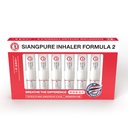 Siang Aromaterapie pură Inhalator nazal - Mentol de răcire, mentă și ulei de Eucalipt - Alergie, congestie și Sinus Relief (6 ambalaj)