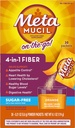 Metamucil Fiber 4-in-1 Psyllium Fiber Supplement Sugar-Free Powder Single-Serve Packets Orange Flavored Drink 2 Cutii de 30 Pachete (OLD)