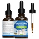 Pet Wellbeing Care pentru pisici - Vet-Formulat suport comportamental - Suport pentru stres felin, Wellness emotional - Ashwagandha & Holistic Cat Supplement 2 oz (59ml)