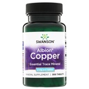 Swanson Copper Mineral Supplement - 2 mg (Copper Chelate) - Antioxidant, Sistem imunitar şi Suport Cell - 300 comprimate