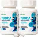 1450MG TUDCA Supliment hepatic, Bile Sare Supliment de suport hepatic Complex, Sănătatea ficatului pentru rinichi Curățare Detoxifiere și reparații, 60 Capsule