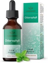 HERBAMAMA Clorofile picături lichide - Extract de clorofilină Vegană pentru detoxifiere și curățare - non-GMO, supliment antioxidant fără alcool și zahăr pentru suport imunitar, 28 de zile de aprovizionare
