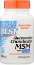 Cel mai bun Glucosamină/Chondroitin/MSM al doctorului, capsule, 120 Număr de capsule