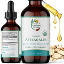 Astragalus Tincture - Suport pentru sistem imunitar, Suport pentru sistem respirator, Suport pentru sistem digestiv, Maca, Supliment pentru plante - 2 Fl Oz