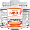 Suplimente de prostată pentru bărbaţi (120 capsule), Saw Palmetto Suport de sănătate prostată - 33 Vitamine & Herbs - Beta Sitosterol Plus B6, Seleniu & Zinc pentru urină sănătoasă Frecvenţă & flux şi somn adecvat
