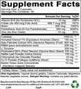 Formula antigri de păr & extract de Ashwagandha 500 Mg