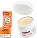 HayMax Allergen Barrier Balm - Aloe Vera 0.17 fl oz - Organic, Natural & Non-Drowsy Hay Fever & Allerge Relief Balm - Blocuri Pollen & Alte Particule Allergen - Mare pentru adulți, Copii și gravide