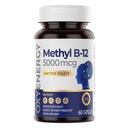 OxyEnergy Methyl Vitamina B12 5000mcg, Extra Putere Methylcobalamină B-12 Suplimente cu Folate, Suport Nervi, Energie Metabolism & Cognitive,60 Capsule