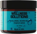 Gel de argint coloidal - Soluţii de Wellness - Gel Topical - Vegan & Gluten Free - 2 oz.-L8