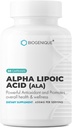 Alpha Acid lipoic 650mg, Sustine sanatatea antioxidanta si sanatatea generala, Promoveaza sanatatea generala & Wellness, ALA 60 capsule - Made in USA - Vegan, Non-GMO, Gluten Free