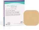 ConvaTec DuoDERM Extra Thin Control Gel Formula 4"x4" Hidrocoloid Steril Adeziv dressing pentru răni superficiale, Fricțiune scăzută, Latex-Free, rezistent la apă, Square, Bej, Cutie 10ct