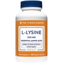 Vitamina Shoppe L-Lysine 500MG O dată pe zi (300 capsule)