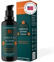 CYMBIOTIKA Adrenal Super Tonic lichid Supliment cu Ashwagandha, Zinc, Lavender, Sfântul Basil, pentru Suport Imun & Relaxare, Gluten gratuit, Vegan, Keto, Berry, 2 fl oz
