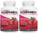 Raspberry Ketones Complex, 120 Capsule, Două Pack, 1200 mg Per Servind African Mango, Cidru de mere Oțet, Ceai verde, Resveratrol, Fructe Acai, Kelp, și Grapefruit Diet & Greutate Management Supliment