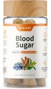 Snap Suplimente Gumiile de zahăr din sânge, suport nivelurile de zahăr din sânge sănătos și metabolice de zahăr, Blend de zahăr din sânge masticabil, scoarță de scorțișoară și extract de fructe de afine, aroma de melon natural, 60 gume