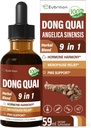Tinctură din plante, extract cu Dong Quai, pentru Hormone Harmony, Menopause Relief & PMS Support. 6 oz- (Apple Flavor)