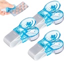 Portable Pill Taker, Upgrade Pill Extractor Tool Pill Popper instrument portabil, Pill Popper pentru cutii de blistere, Portable Travel Tablet Dispenser Pastile Extractor Tool Gadget-uri de uz casnic (3pcs)