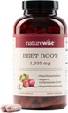 NatureWise Beet Root Capsule 1325 mg cu Ecologic Beetroot - Antioxid de azot pentru Circulaţie şi Heart Health Support - Vegan, Gluten-Free, non-GMO - 240 capsule[120 zile de aprovizionare]