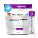 Fluid Tactical - Zero Zahăr, Keto Electrolit pulbere, Pachete de hidratare, Made in USA (Grape, 25 Count)