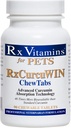 Rx Vitamine CurcuWIN Curcumin pentru animale de companie - Cat Immune Support - Dog Digestive Support - 90 ct