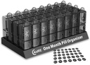 Organizator lunar de pastile de 2 ori pe zi, CAIDRE 30 zile Organizator de pastile AM PM, O lună de pastile şi organizator, 31 zile organizator de pastile cu Weekly Pill Holder pentru ulei de peşte, vitamine, suplimente, negru