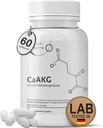 Suplimentul CaAKG (Alpha Ketoglutarat) (1000 mg per 2 capsule de servire, 60 capsule). Suportă energia celulară