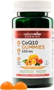 NatureWise CoQ10 Gummies 100mg - Peach Mango Aromă - Supliment pentru Heart Health & Antioxidant Activitate - Pectin-Based, Vegan, Soy și Gluten Free, Non-GMO - 60 Conte!